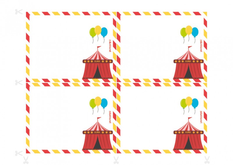 Inviti Per Il Compleanno Da Stampare Indagine Al Circo